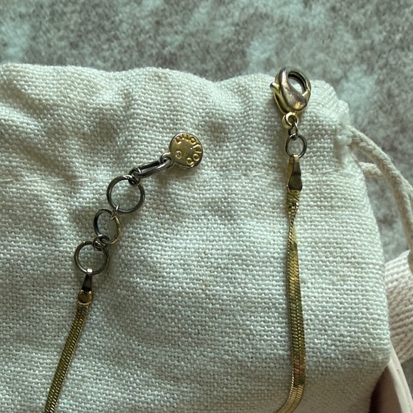 Gorjana | Venice Mini Bracelet Gold Women's Thin Bracelet - Picture 5 of 6